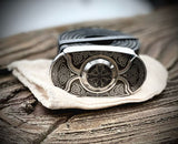 Celtic Cross Belt Buckle Knife Holder