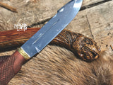 Fire Serpent Knife - Viking Seax & Knives