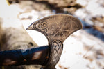 Engraved Double Sided Viking Axe - Viking Axes