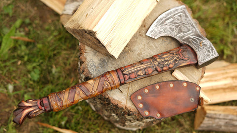 Handmade Odin Axe - Viking Axes