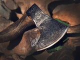 Custom Ægishjálmr Viking Axe