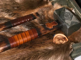 Custom Handmade Viking Hammer & Hand Axe with custom engraving