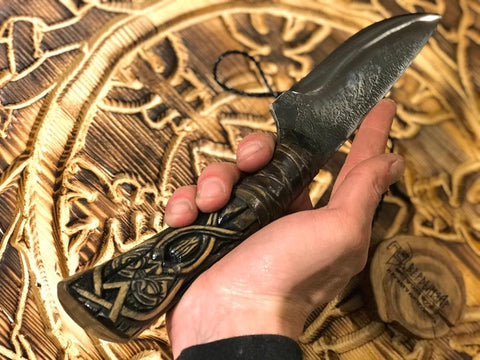 Custom Odin Knife - Viking Seax & Knives
