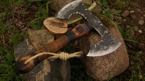 Double Sided Gnome Axe - Viking Axes